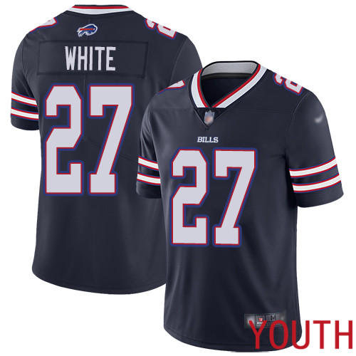 Youth Buffalo Bills #27 Tre Davious White Limited Navy Blue Inverted Legend NFL Jersey->women nfl jersey->Women Jersey
